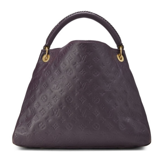 LOUIS VUITTON- Monogram Empreinte Artsy MM. Purple Est. Retail C$5,028.03 - Picture 4 of 13